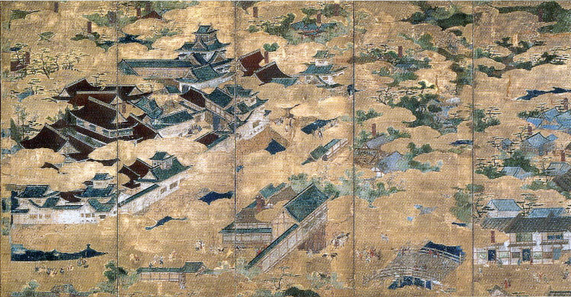 聚楽第図屏風