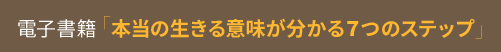 電子書籍「本当の生きる意味が分かる7つのステップ」
